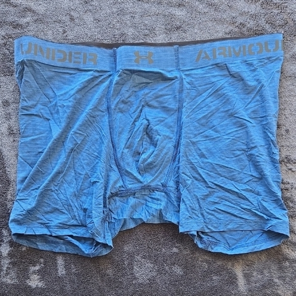 Under Armour Men's Blue Boxer Briefs